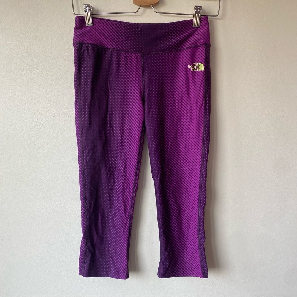 The North‎ Face purple athletic leggings size small